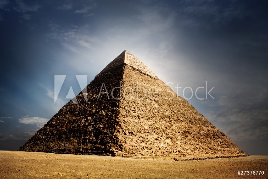 Bild på giza pyramids cairo egypt
